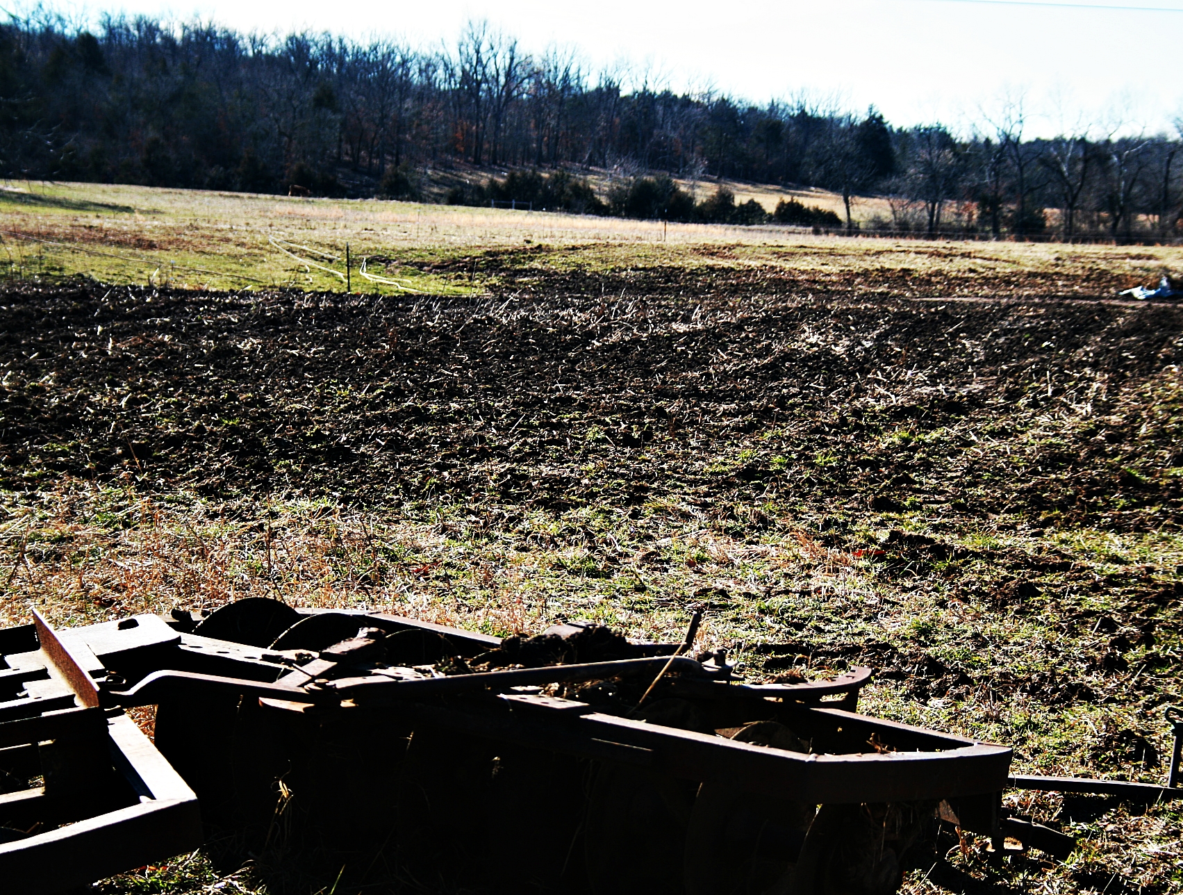 I love freshly plowed farmland! 