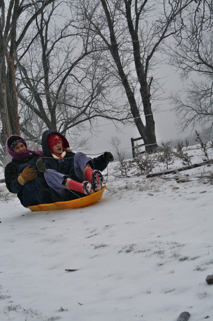 Sledding!