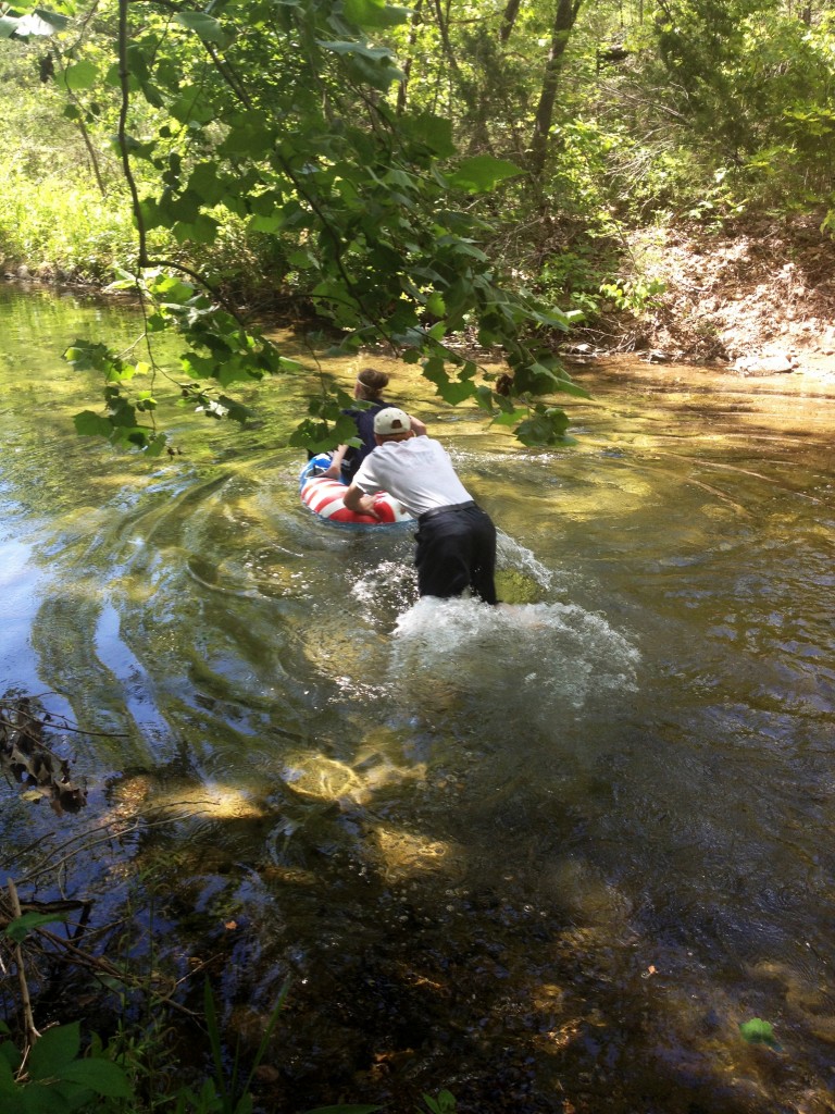 Ambushing Rose and her tube. 