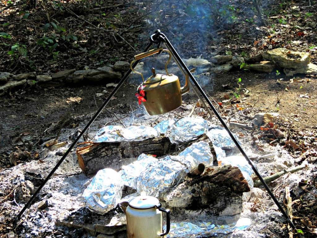 The water's set to boil for hot tea! 