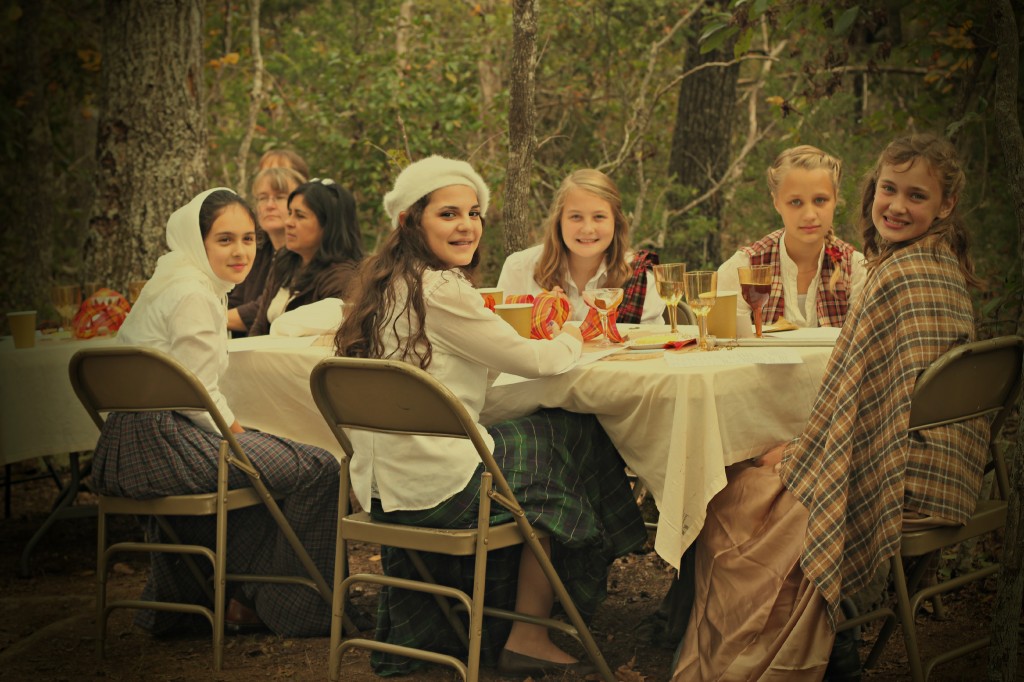 The younger ladies' table 