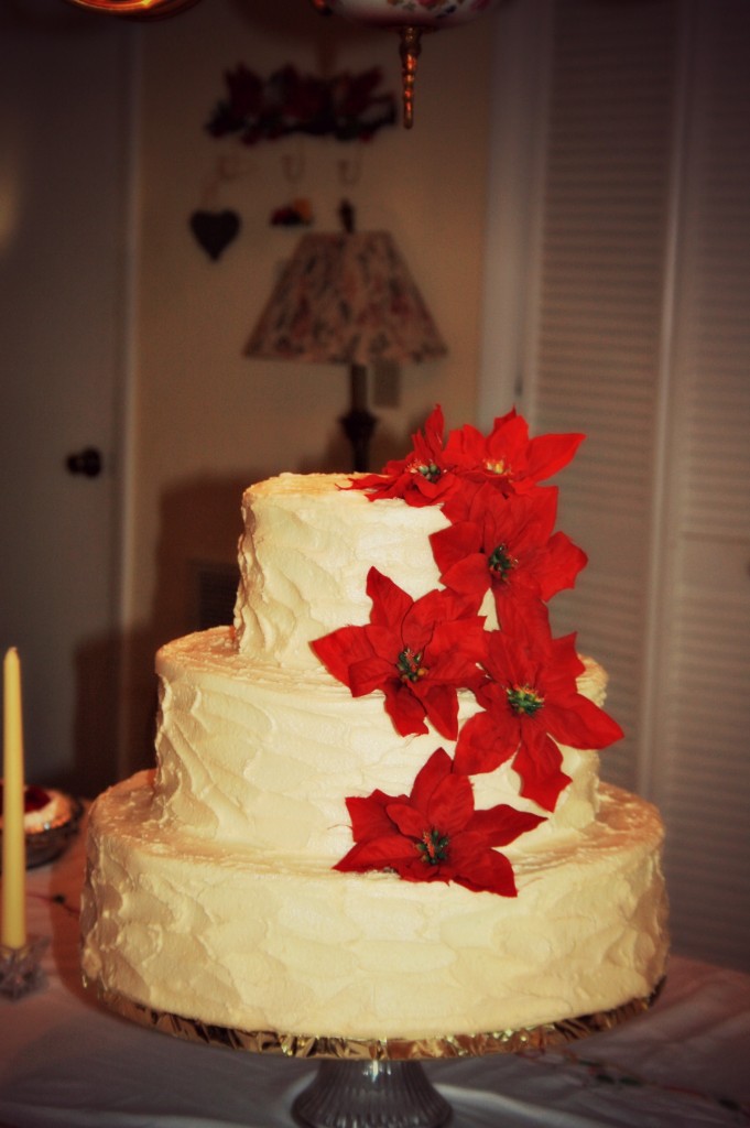 The wedding cake was beautiful!