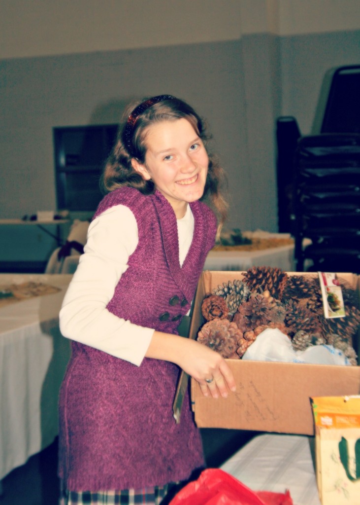 Smile with your pinecones! 