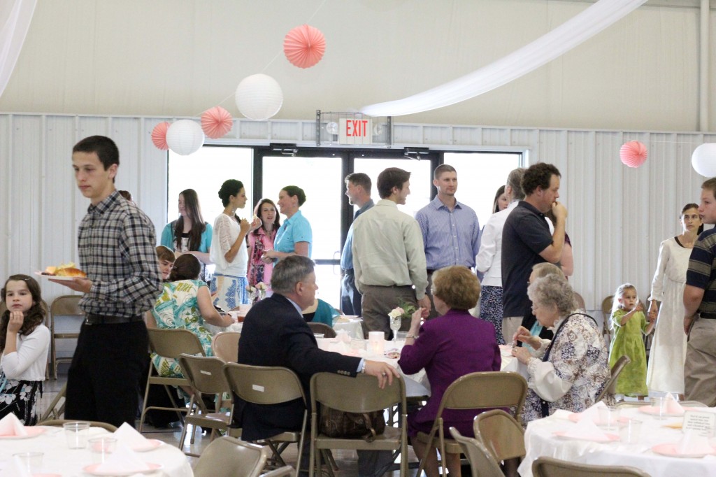 The Reception Hall was beautiful! Thank you to everyone one who helped out! 